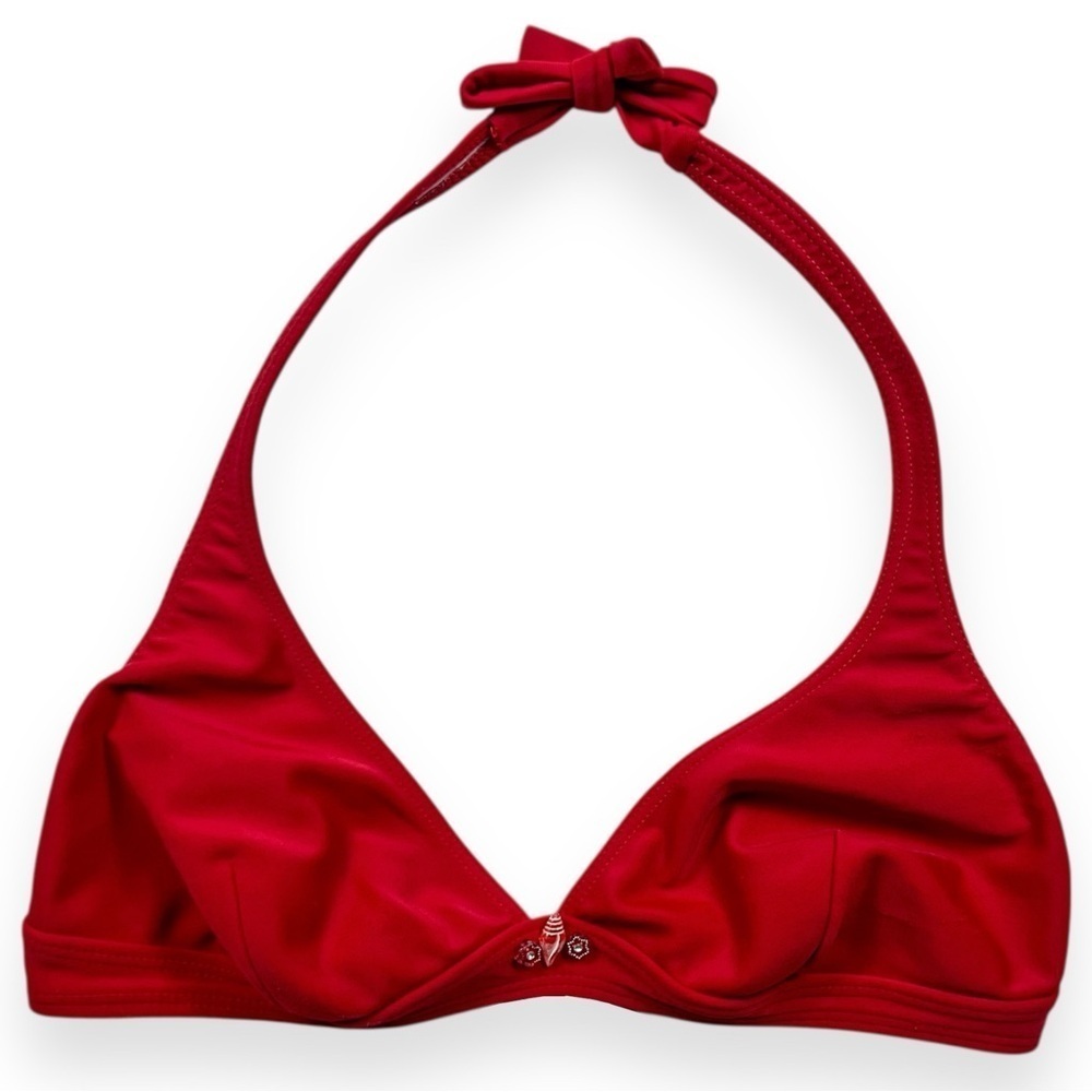 Vintage Red Bikini Top